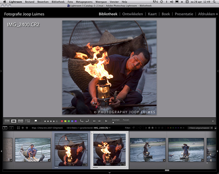 Workshop Lightroom 4 Fotografie Joop Luimes